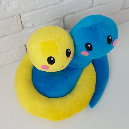 М'яка іграшка logo Python / logo Python plush / Мягкая Игрушка Питон logo Python