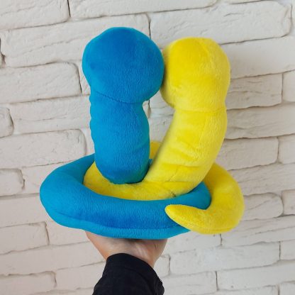 М'яка іграшка logo Python / logo Python plush / Мягкая Игрушка Питон logo Python