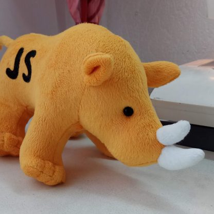 Я'яка Іграшка JS / Игрушка Носорог Джава Скрипт / JS plush toy / Игрушка Носорог