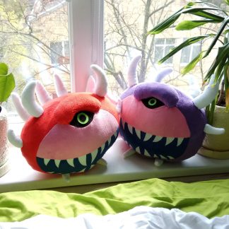 М'яка іграшка Doom Cacodemon Plush / Плюшевый Какодемон / Подушка игрушка Какодемон Дум / Cacodemon Doom plush