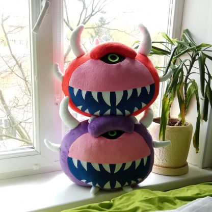 М'яка іграшка Doom Cacodemon Plush / Плюшевый Какодемон / Подушка игрушка Какодемон Дум / Cacodemon Doom plush