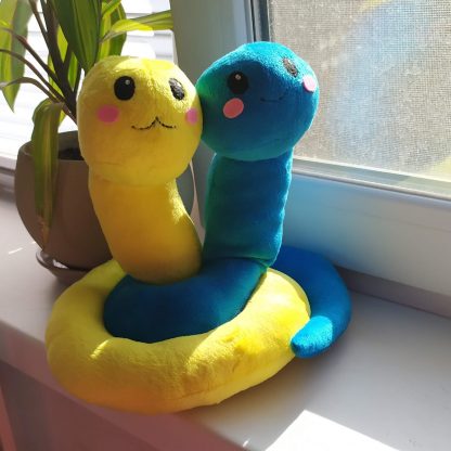 М'яка іграшка logo Python / logo Python plush / Мягкая Игрушка Питон logo Python