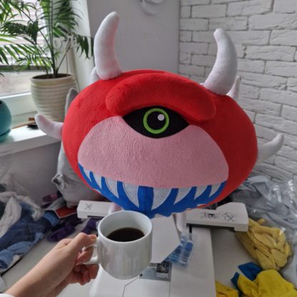 Іграшка Doom Cacodemon Plush / Іграшка Какодемон / Подушка игрушка Какодемон Дум / Cacodemon Doom plush